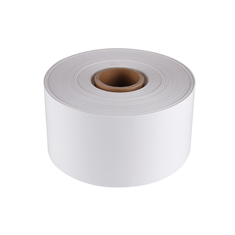 75 um matná biela vinylová Yupo PP / rozpúšťadlové lepidlo / 60 g biela pergamenová podložka