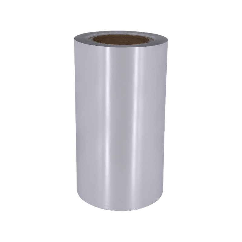 Svetlý strieborný PP materiál štítku