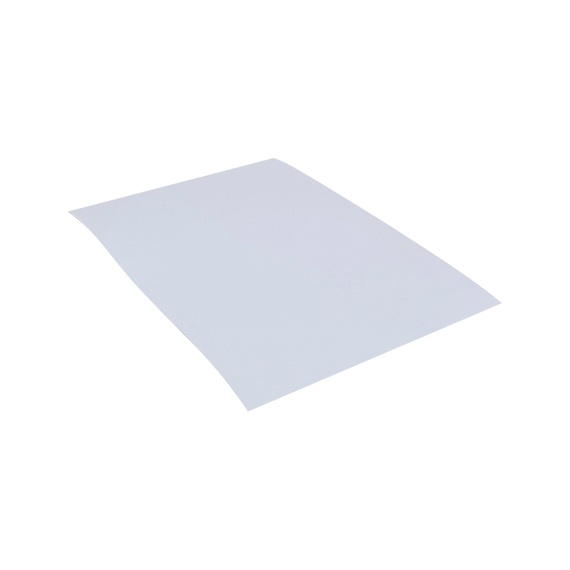 25 um žiarivo biela samolepiaca papierová nálepka s PET filmom na pneumatiky 