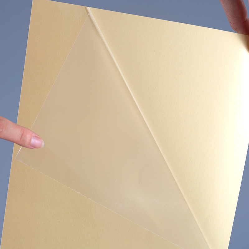 Priehľadná samolepiaca polyesterová fólia 50 mic Vinyl Sticker Potlač nálepiek Jumbo Roll