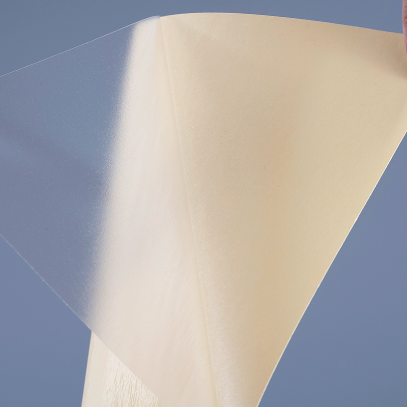 Priehľadná samolepiaca polyesterová fólia 50 mic Vinyl Sticker Potlač nálepiek Jumbo Roll