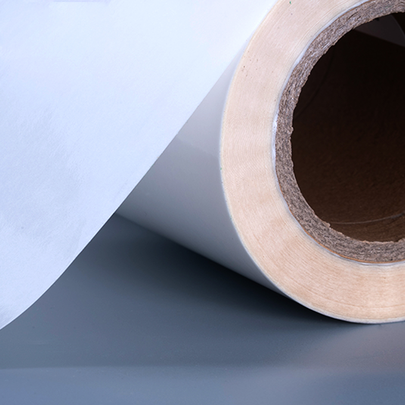 Priehľadná samolepiaca polyesterová fólia 50 mic Vinyl Sticker Potlač nálepiek Jumbo Roll