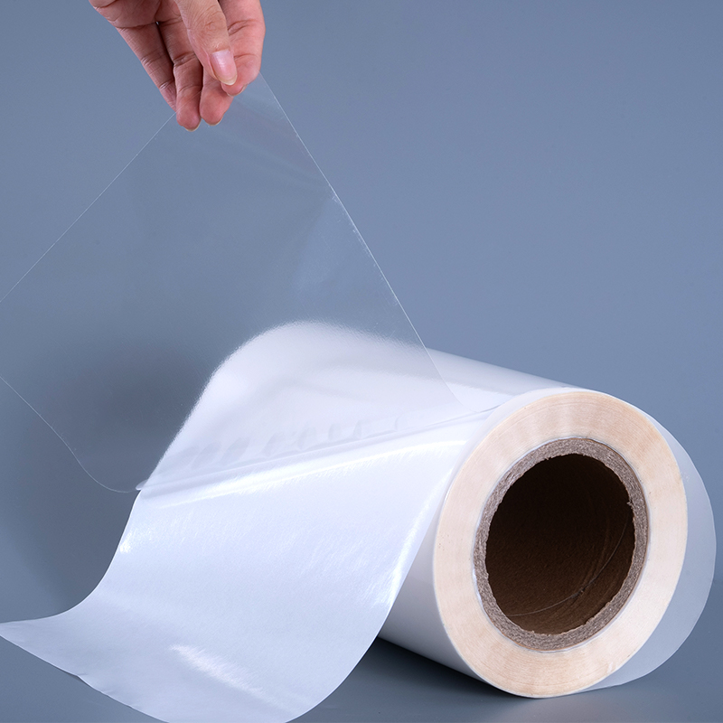 Priehľadná samolepiaca polyesterová fólia 50 mic Vinyl Sticker Potlač nálepiek Jumbo Roll