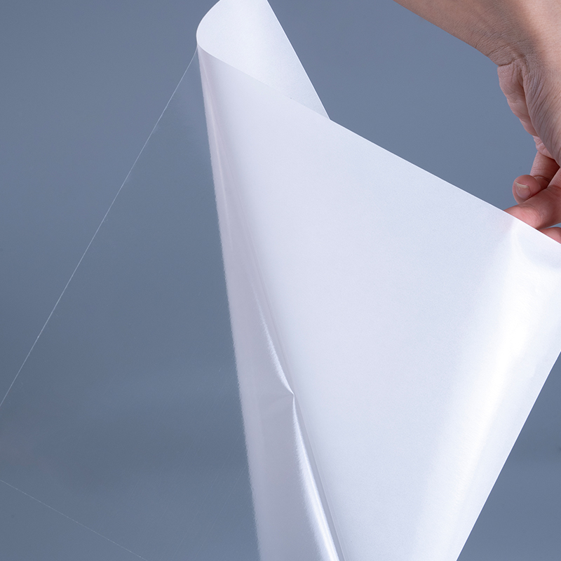 Priehľadná samolepiaca polyesterová fólia 50 mic Vinyl Sticker Potlač nálepiek Jumbo Roll