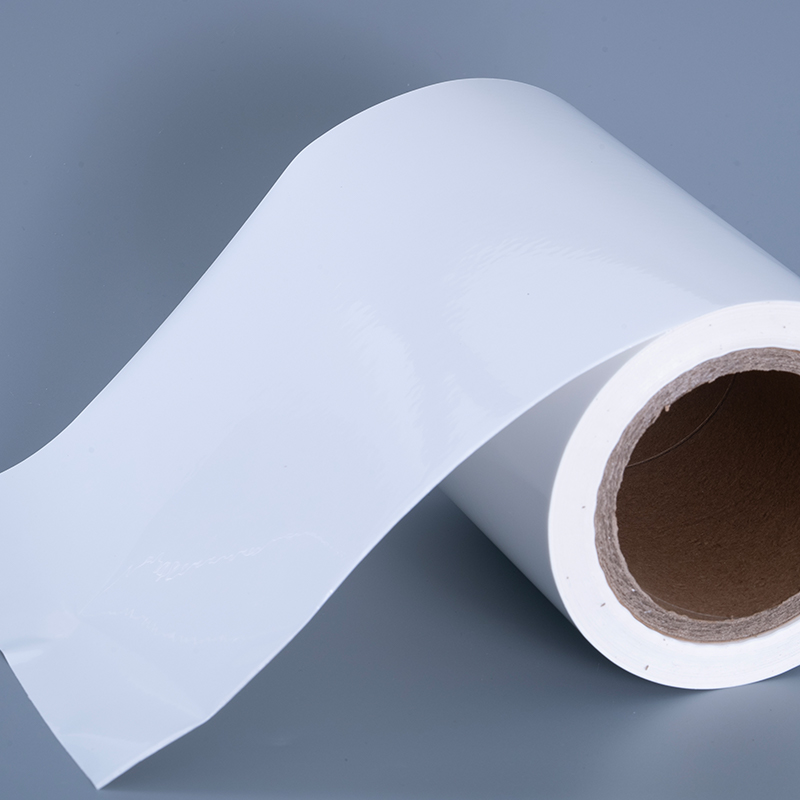 25 mic lesklý PET vinylový materiál štítkov s akrylovým lepidlom Jumbo kotúčom pre atramentovú tlač