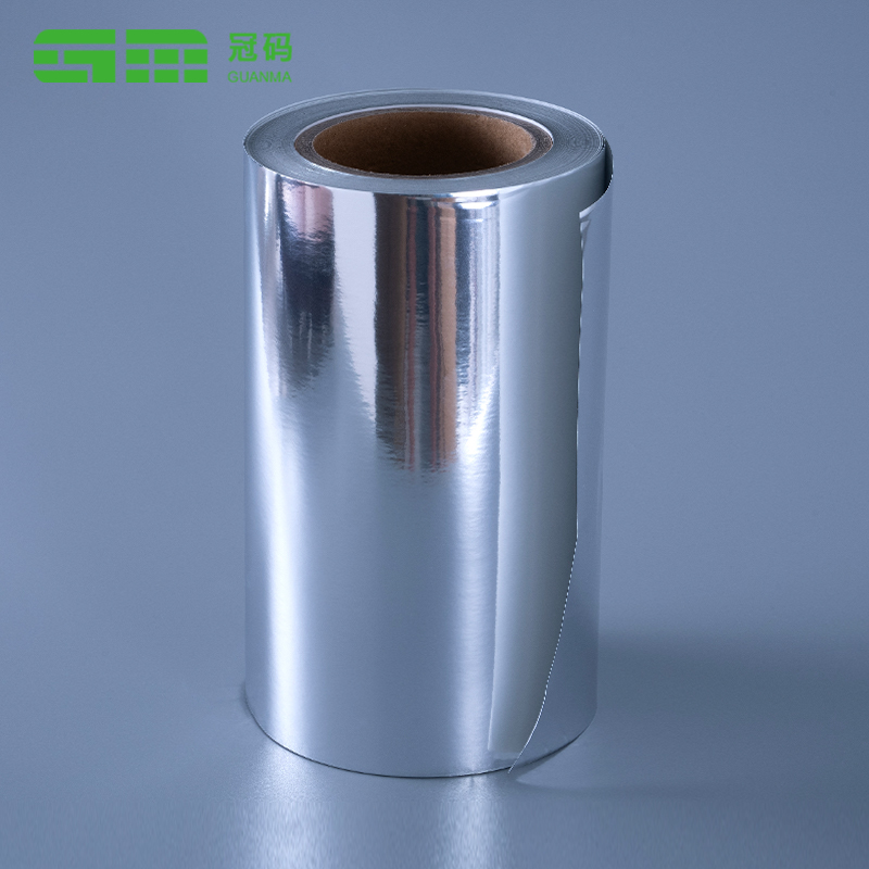 50 mic lesklý strieborný PP samolepiaci papier Jumbo kotúč s lepidlom na pneumatiky