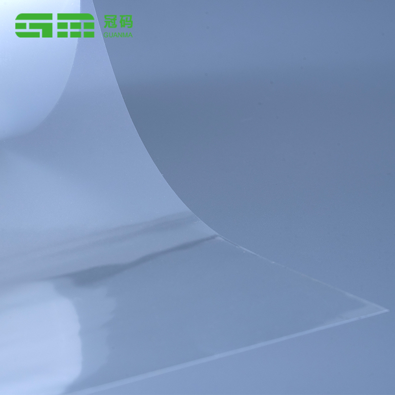 50 mic priehľadná samolepiaca PP jumbo rolka s permanentným lepidlom