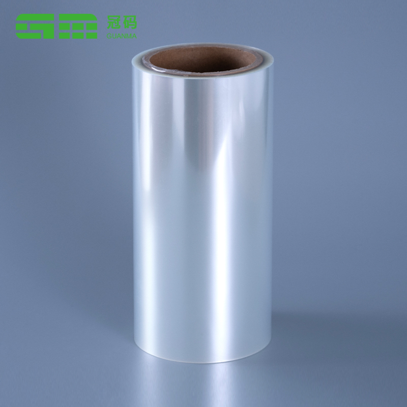 50 mic priehľadná samolepiaca PP jumbo rolka s priehľadnou vložkou pre domáce zvieratá